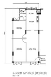 Blk 57 New Upper Changi Road (Bedok), HDB 3 Rooms #601304341
